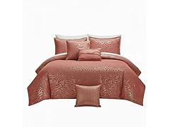 J&V Textiles Botanical 5-Piece Comforter Set