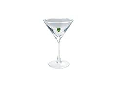  6-Ounce Stemmed Martini Glass with Olive Inside