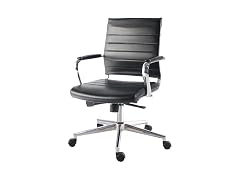 Lorell Tempo Modern Mid-Back Office Chair