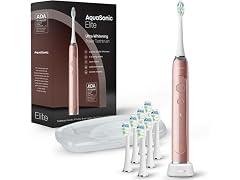AquaSonic Elite Whitening Toothbrush Rose Gold