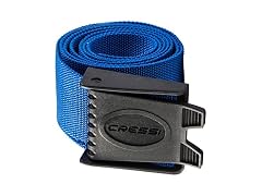 Cressi Weight Belt With Plastic Buckle (Blue)