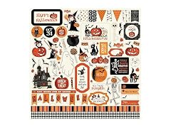 Echo Park Halloween Cardstock Stickers 12x12
