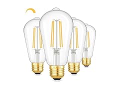 Kondras 4-Pack Vintage Edison LED Bulbs