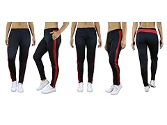 CV Women's Striped Track Jogger Pants