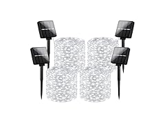 Brightever Solar String Lights Waterproof 288FT, 4-Pack