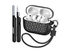 R-fun AirPods Pro 3 Case Woven Leather