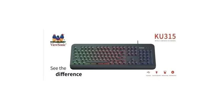 ViewSonic KU315 Wired Gaming Keyboard