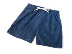 Solid Navy Shorts