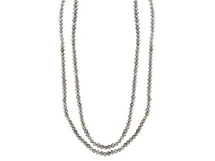 Splendid Pearls Long Gray Pearl Endless 80" Necklace