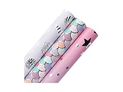 6 Roll Birthday Gift Wrap for Kids