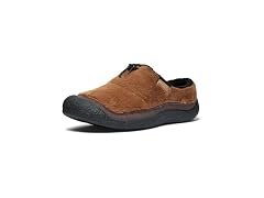 KEEN Men's Howser 3 Slide Comfy Durable Slippers, Bison/Black, 9.5
