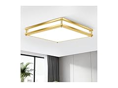 13 Inch Gold Square LED Ceiling Lights