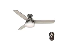 Hunter Sentinel Ceiling Fan 52 inch, Brushed Slate