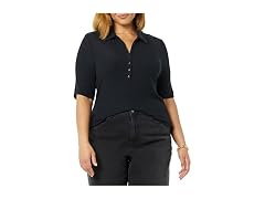 Amazon Essentials Women (XS) Daily Shirt Black