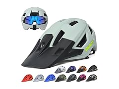 Light Blue Mountain Bike Helmet for Adults