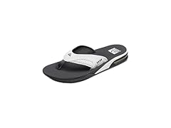 Reef Sandals, Fanning, Grey/White, 7