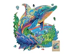 500 Pcs Wooden Dolphin Puzzle