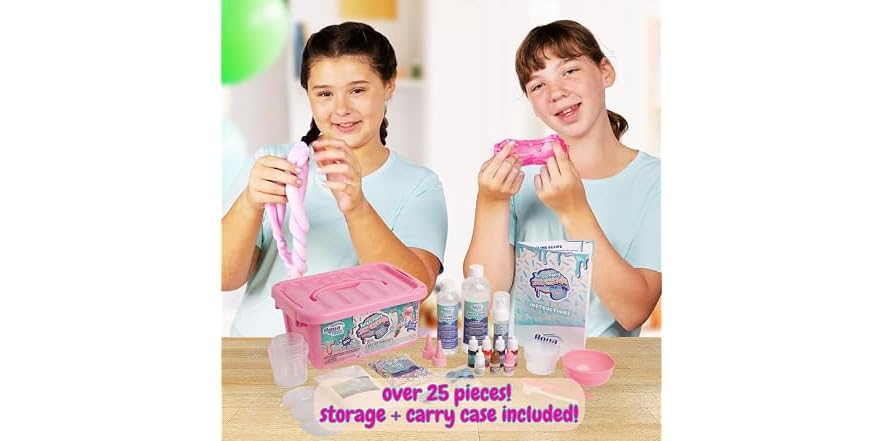 Aqua Endless Summer Turtle Swirl Ice Cream DIY Slime Kit
