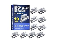 New Age America Stop Valve 1/2" 10pc