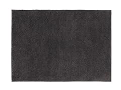 Cozy Charcoal Polypropylene Area Rug  (4 Sizes)
