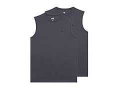 PUMA Men's 2 Pack Mesh Muscle Tee