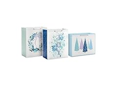 Hallmark 13" Large Gift Bag Bundle (3 Bags: 2 Vertical, 1 Horizontal)