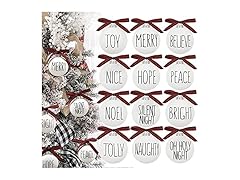 Wtosuhe 12PC Christmas Ball Ornaments