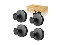 Xikelooy 4Pcs Suction Cup Hooks