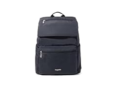 Baggallini Flap Laptop Backpack - 15"x11" Charcoal