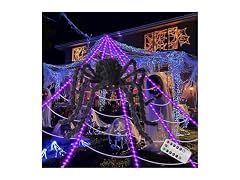 ECOHDT Spider Webs Halloween Lights