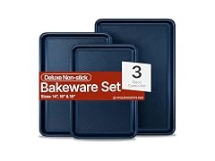 BAKKEN Cookie Sheet Nonstick Pack of 3, Blue