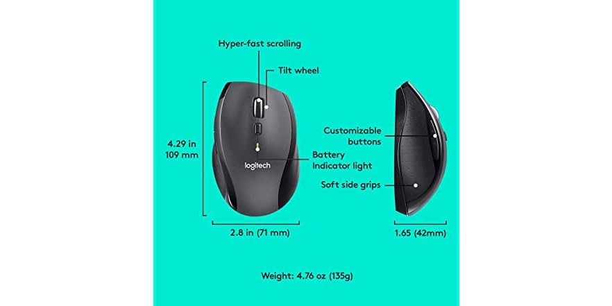 Logitech MK570 Wireless Wave Keyboard and Mouse Combo (Open Box)