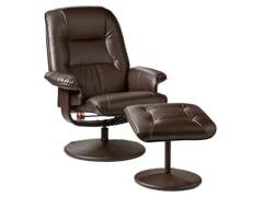 Recliner & Ottoman Comfortlast-Brown