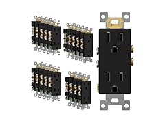 Matte Black Decorator Receptacle