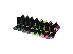 Saucony Black 8Pack Athletic Sock (S)