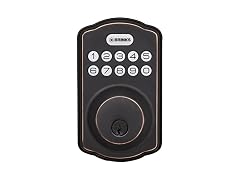 Brinks Digital Deadbolt, Tuscan Bronze Bronze)