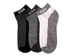 6-Pack Boys USA (Sock Sizes 9-13)