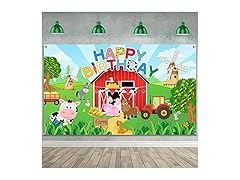 Farm Happy Birthday Photo Background