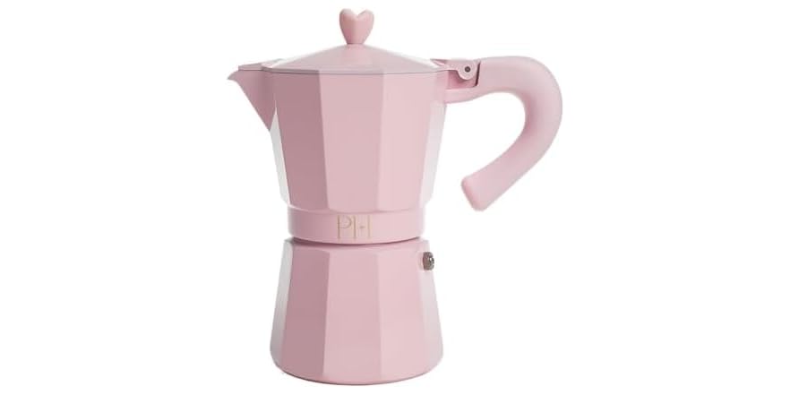 $7.99 | Paris Hilton Espresso Maker, Pink at Woot!