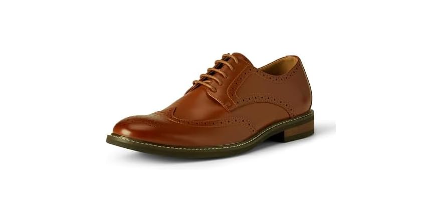 Amazon Men's Wingtip Derby Dress Shoes