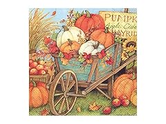 3-Ply Paper Napkins, 20-Ct, Pumpkin Crop