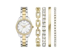 Folio Womens Three Hand Two Tone Watch