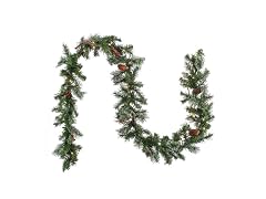 National Tree Company 9 ft. Pre-Lit Glistening Pine Garland