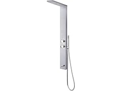 Sasha 59" Rainfall Bodyspray Shower Panel w/ Wand- Stainless
