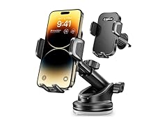 Topmake 3-in-1 Cell Phone Holder for Car