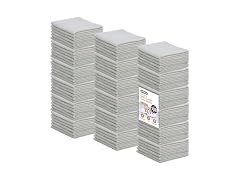 Superio Cotton Terry Washcloths Grey Towels