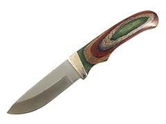 Wood Drop Point 7.875" Hunter w/ Sheath