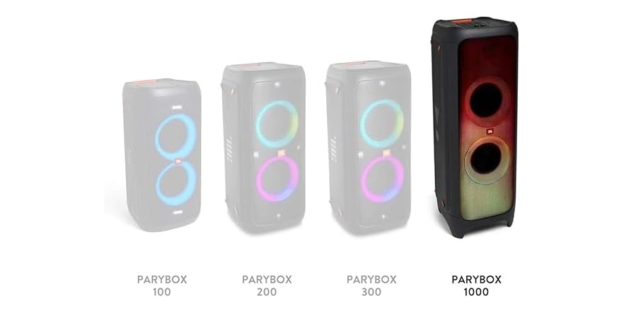 (NEW) JBL PartyBox 1000 - High Power Wireless Bluetooth Party Speaker