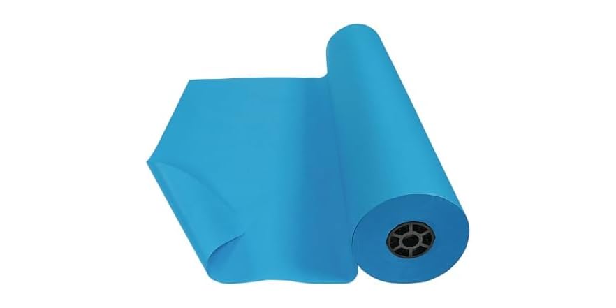 Colorations Bright Blue Paper Roll 36