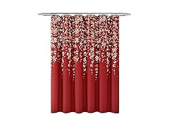 Lush Decor Weeping Flower Shower Curtain